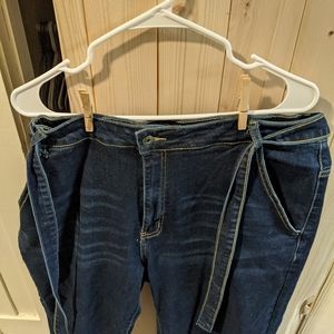 Size 20 L & B Jeans with Denim Belt